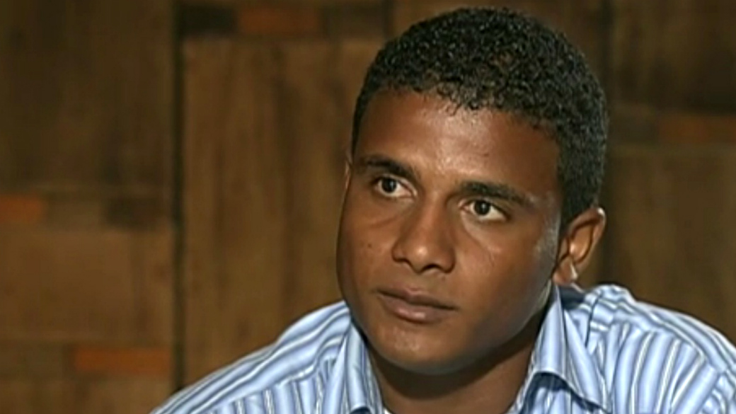 Jorge Luiz Rosa Sales dá entrevista ao 'Fantástico', da Rede Globo, na noite de domingo: contradições e revelações sobre o envolvimento do goleiro Bruno no caso