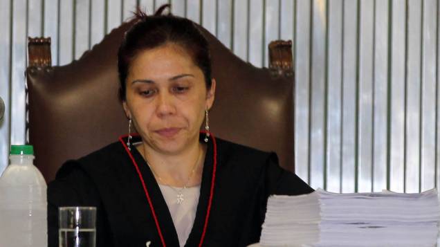 A promotora de Justiça Daniela Hashimoto durante julgamento de Lindemberg Alves A promotora de Justiça Daniela Hashimoto durante julgamento de Lindemberg Alves