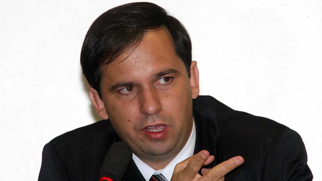 Luiz Antônio Vedoin em depoimento ao Conselho de Ética da Câmara dos Deputados, em Brasília (DF), em 2006