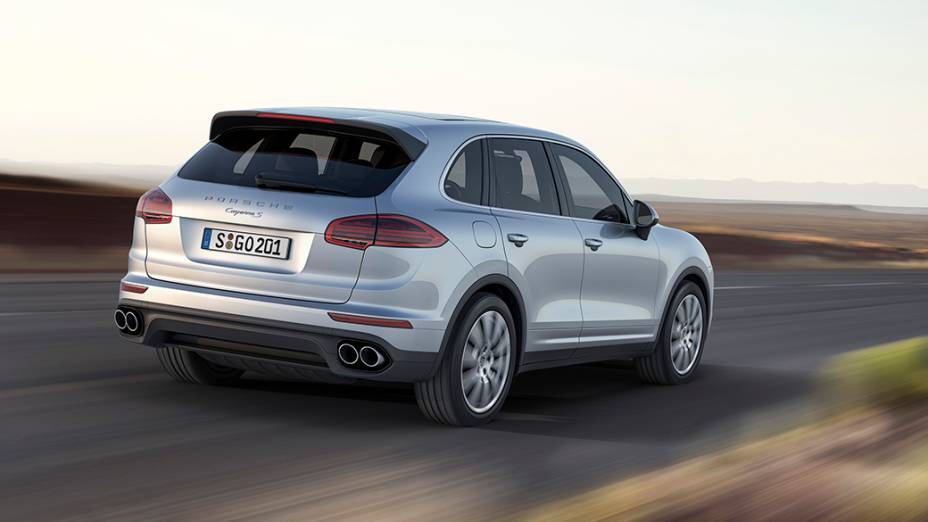 Porsche Cayenne turbo: motor biturbo de oito cilindros e 4.8 litros