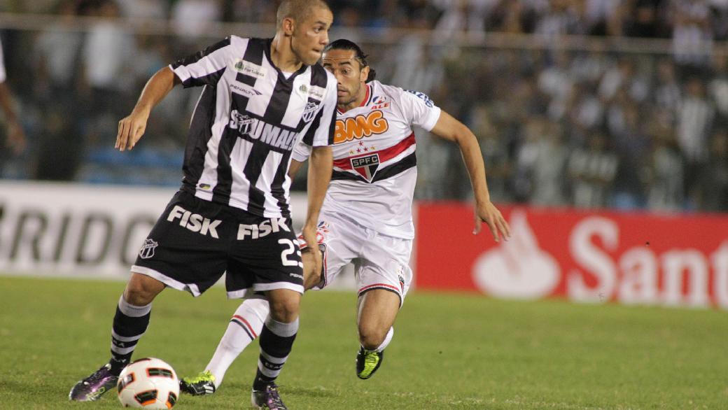 Ceará vence São Paulo no jogo de ida da Copa Sul-Americana