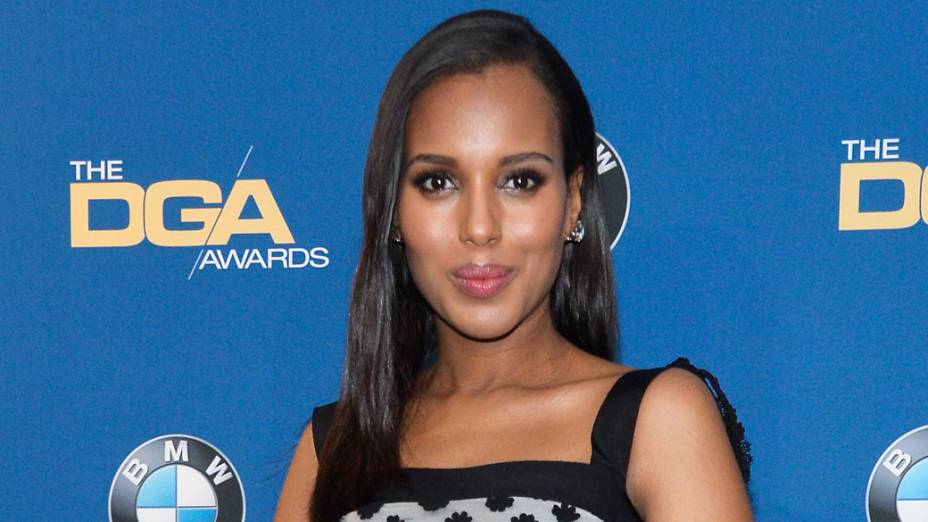 A atriz Kerry Washington ficou em 7º lugar