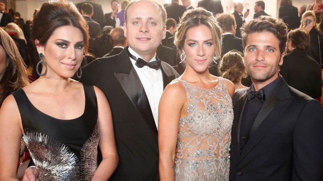 Fernanda Paes Leme, Bruno Gagliasso e Giovanna Ewbank no Festival de Cannes