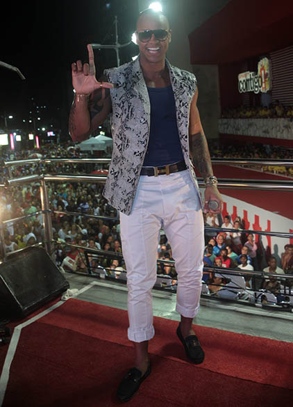 Leo Santana no Carnaval de Salvador, em 27/02/2014