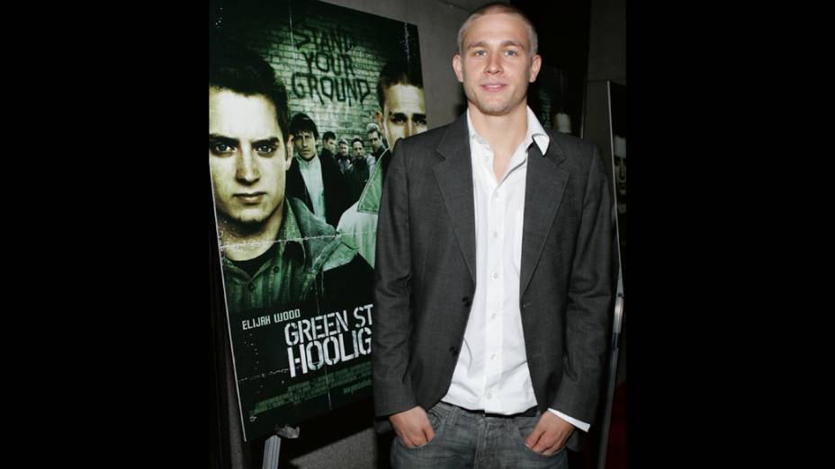Charlie Hunnam na estreia do filme Green Street Hooligans (2005)