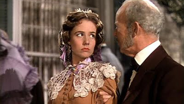 Alicia Rhett, a personagem India Wilkes no clássico do cinema "...E o Vento Levou", de 1939