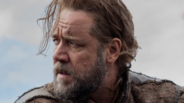 O ator Russell Crowe em cena do filme Noé