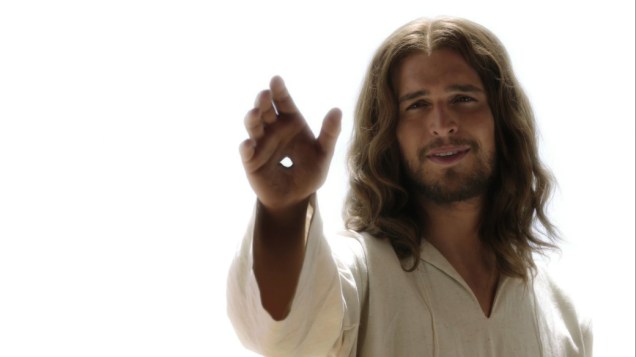 O ator Diogo Morgado em cena da minissérie A Bíblia O ator Diogo Morgado em cena da minissérie A Bíblia