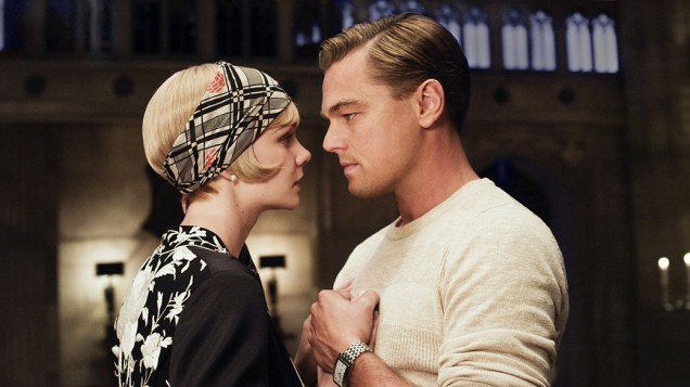 Daisy Buchanan (Carey Mulligan) e Jay Gatsby (Leonardo DiCaprio), personagens do filme "O Grande Gatsby"