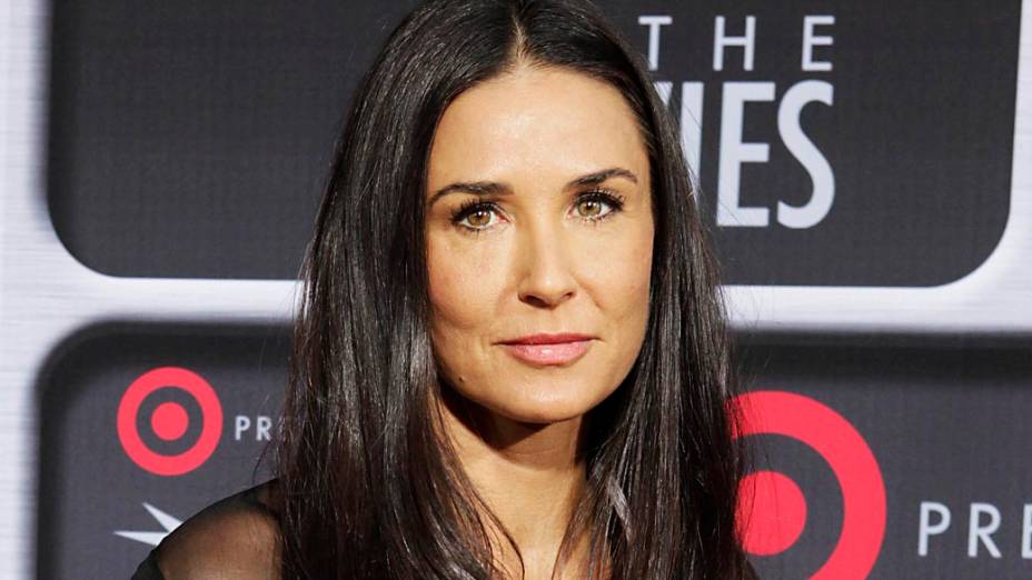 Atriz Demi Moore durante evento de cinema em Hollywood