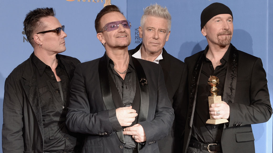 A banda U2 leva o prêmio de melhor canção original com a música 'Ordinary Love', do filme 'Mandela: Long Walk to Freedom'