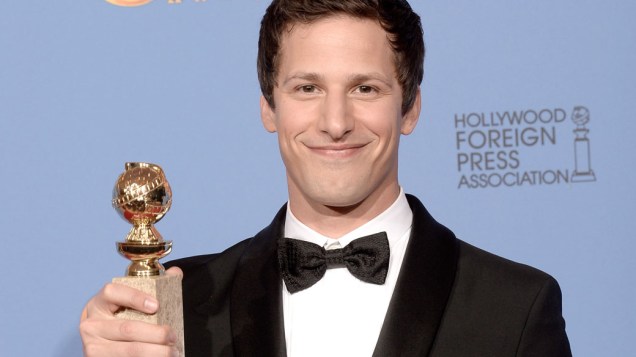 Andy Samberg leva o prêmio de melhor ator em série cômica pela novata Brooklyn Nine-Nine