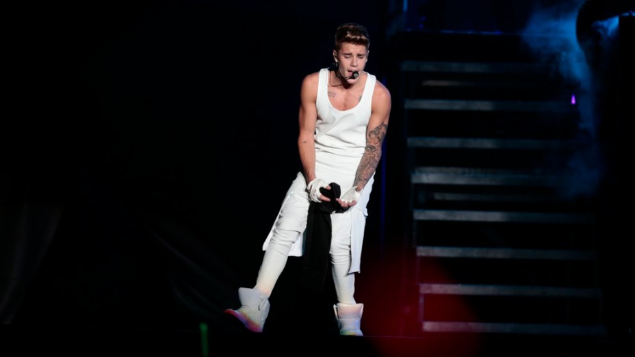Justin Bieber faz show da turnê “Believe Tour”, na Praça da Apoteose, no Rio de Janeiro