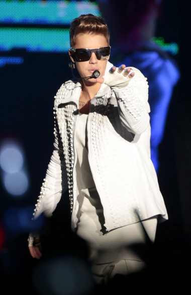 Justin Bieber faz show da turnê “Believe Tour”, na Praça da Apoteose, no Rio de Janeiro