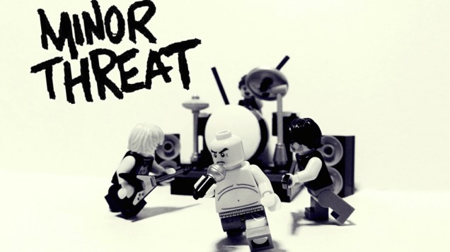 Minor Threat em versão Lego