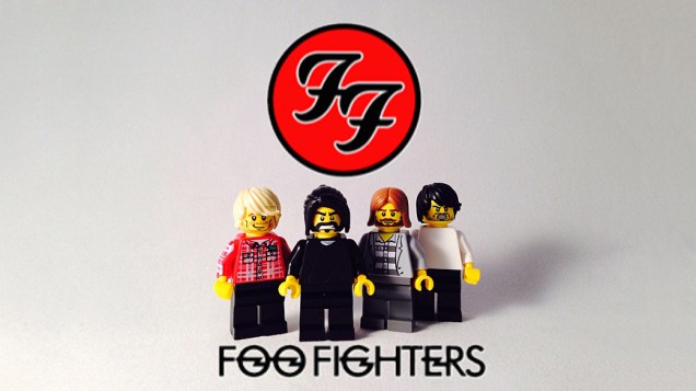 Foo Fighters em versão Lego