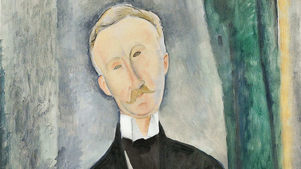 Retrato de Roger Dutilleul do pintor italiano Amadeo Modigliani, arrematado por 6,5 milhões de euros