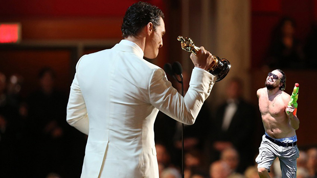 Perdendo o Oscar para Matthew McConaughey