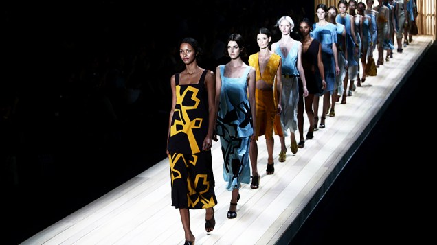 A grife Maria Filó apresenta nova coleção durante o segundo dia da Fashion Rio