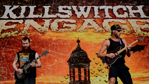 Show da banda Killswitch Engage, no primeiro dia do Monsters of Rock