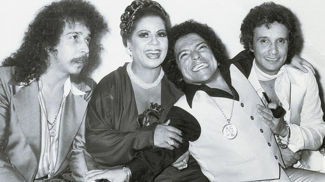 Benito Di Paula, Angela Maria, Nelson Ned e Roberto Carlos, em 1977