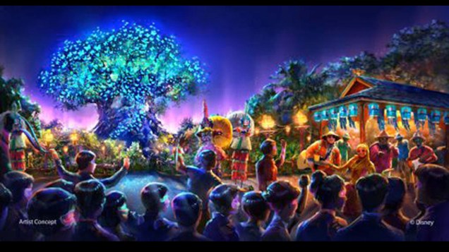 Atrações musicais também farão parte do novo parque da Disney inspirado no filme Avatar