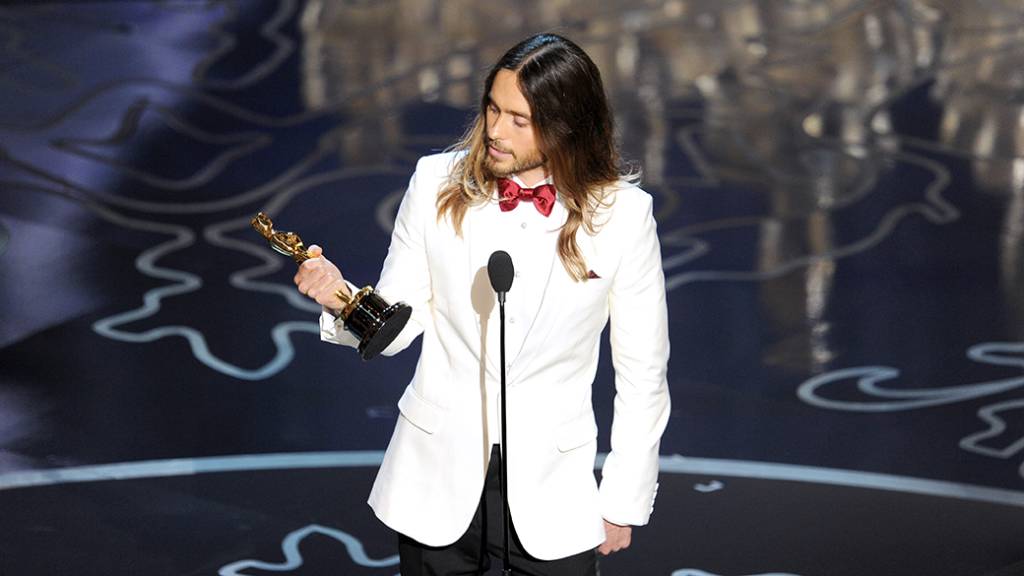 Jared Leto ficou com o Oscar de melhor Ator coadjuvante, por sua atuação no filme 'Clube de Compras Dallas'