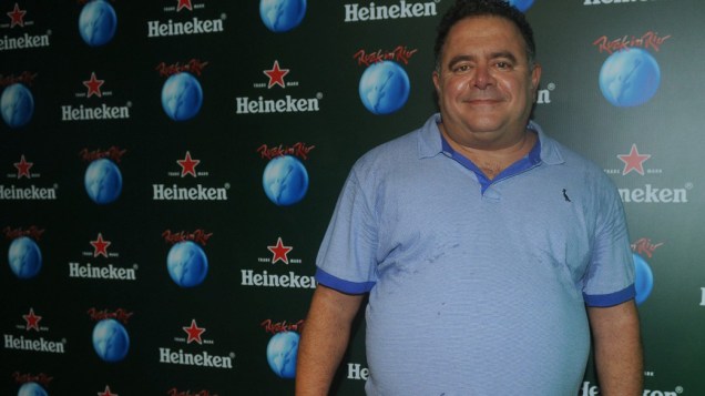 Léo Jaime no camarote Heineken no Rock in Rio 2013