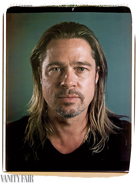 Brad Pitt por Chuck Close
