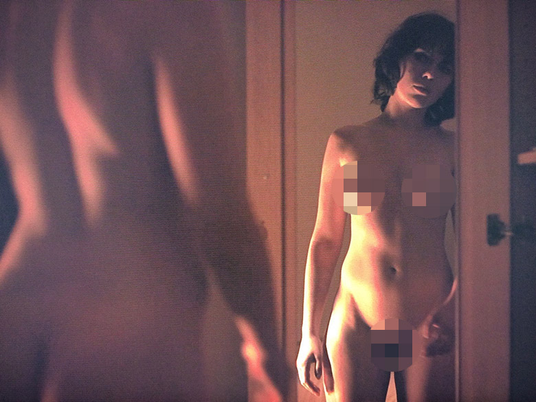 Atriz Scarlett Johansson em cena do filme Under the Skin