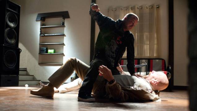Jesse Pinkman (Aaron Paul) e Walter White (Bryan Cranston), na quarta temporada de Breaking Bad