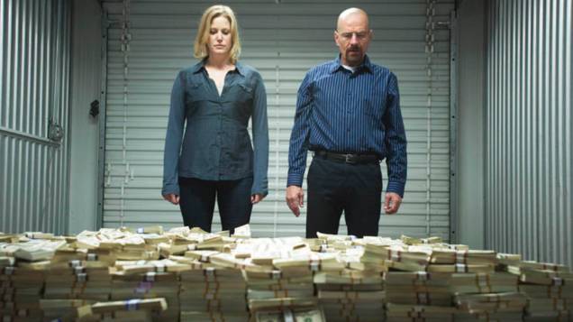 Skyler White (Anna Gunn) e Walter White (Bryan Cranston), na quinta temporada de Breaking Bad