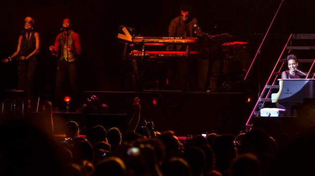 Alicia Keys se apresenta no Espaço das Américas em São Paulo
