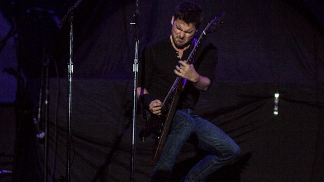 O guitarrista do Nickelback, Ryan Peake<br>