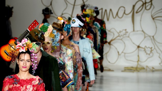 Amapô apresenta coleção durante o quinto e último dia da São Paulo Fashion Week