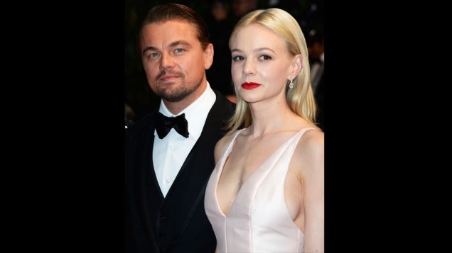 Leonardo DiCaprio e Carey Mulligan participam da cerimônia de abertura de Cannes, no Teatro Lumière, onde foi exibido O Grande Gatsby, de Baz Luhrmann