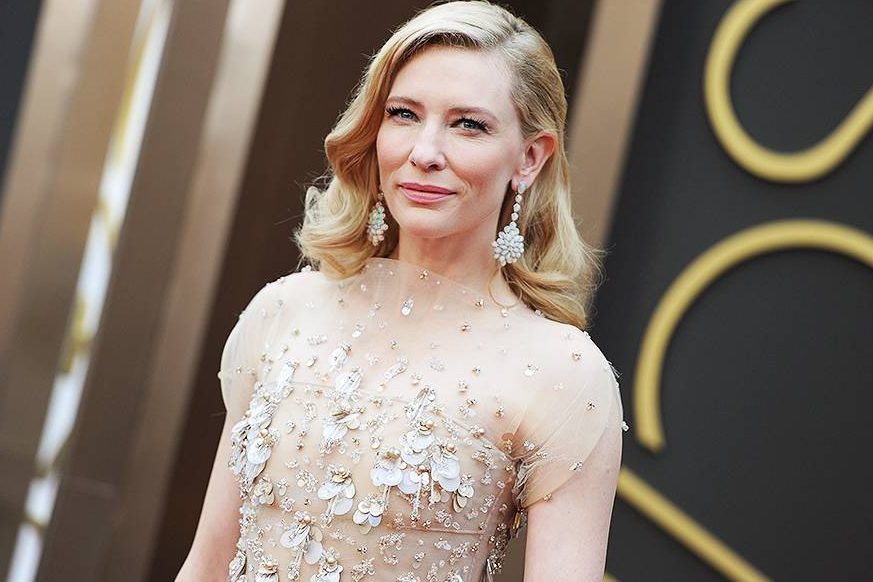 Cate Blanchett na chegada para a cerimônia do Oscar 2014