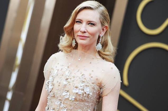 Cate Blanchett na chegada para a cerimônia do Oscar 2014