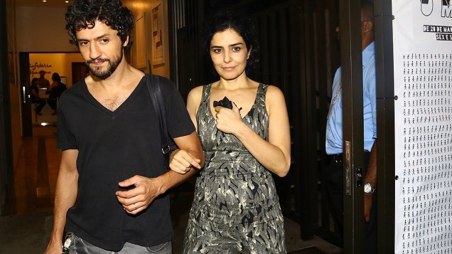 Lettícia Sabatella e o marido Fernando Alves Pinto Lettícia Sabatella e o marido Fernando Alves Pinto