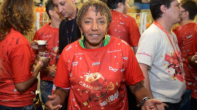 Leci Brandão prestigiou o desfile da Nenê de Vila Matilde em São Paulo