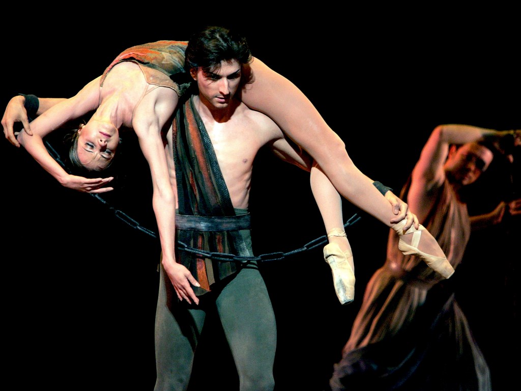 Cena do balé 'Spartacus' do Teatro Bolshoi