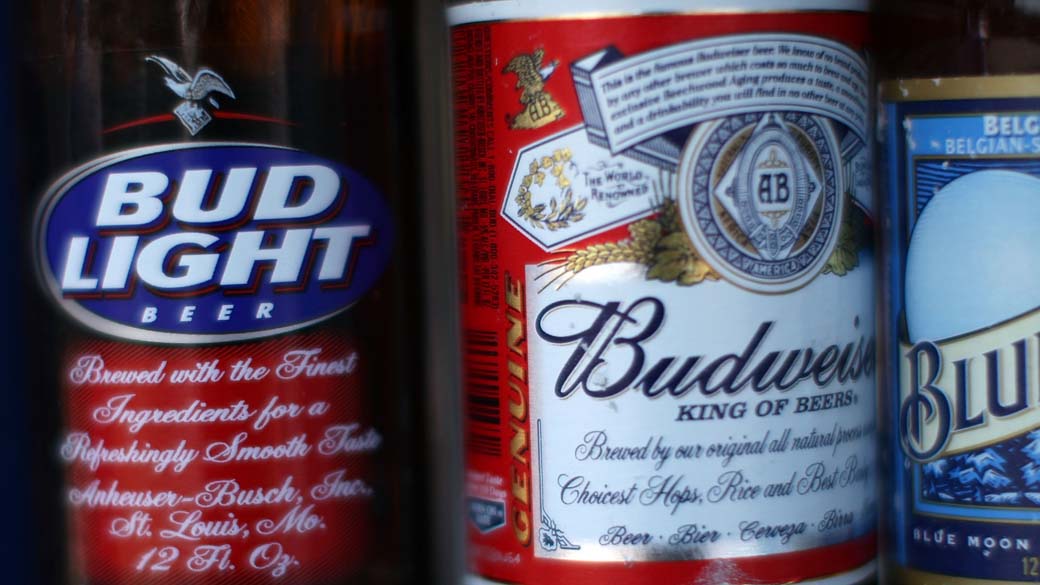 Cervejas Bud Light e Budweiser