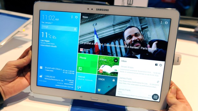Galaxy Tab Pro, tablet da Samsung com tela de 12,2 polegadas