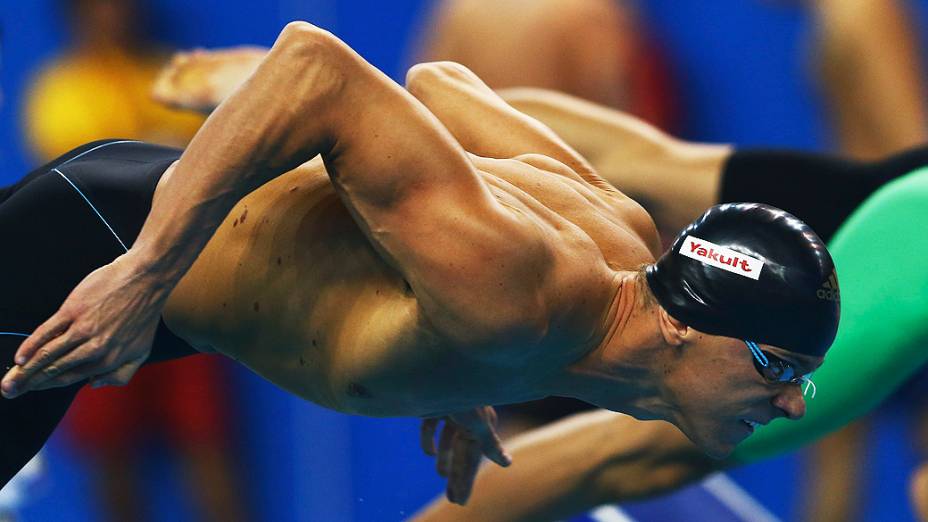 O Brasil conquistou o bronze no revezamento 4x50 medley misto no Mundial de Piscina Curta no Qatar. César Cielo, João Lucca, Etiene Medeiros e Larissa Oliveira formaram a equipe brasileira