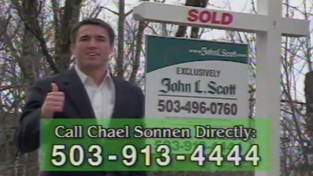 Chael Sonnen, o corretor boa-praça: cena de um comercial da imobiliária do lutador
