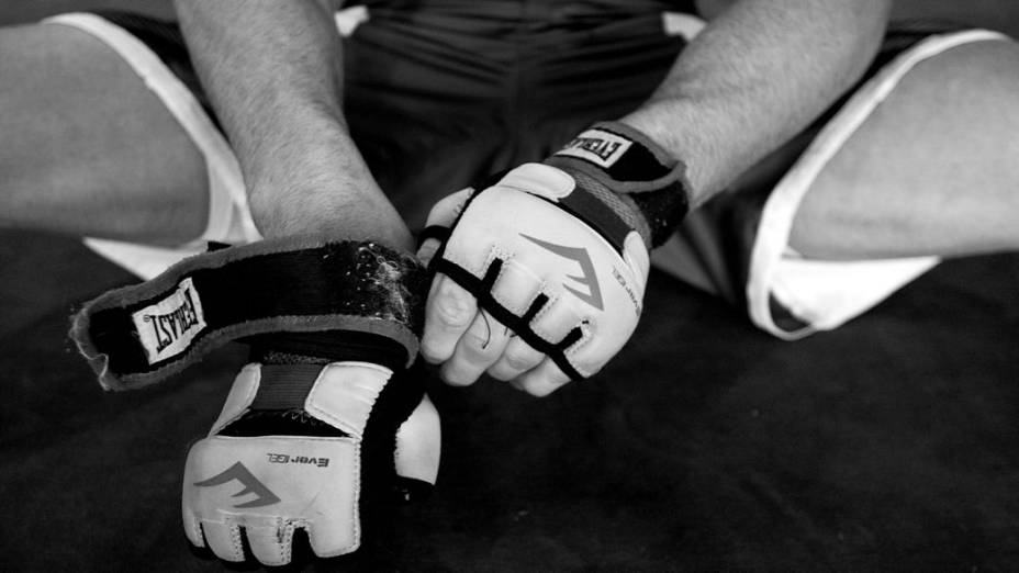 Chael Sonnen treina para a luta contra Anderson Silva, no UFC 148