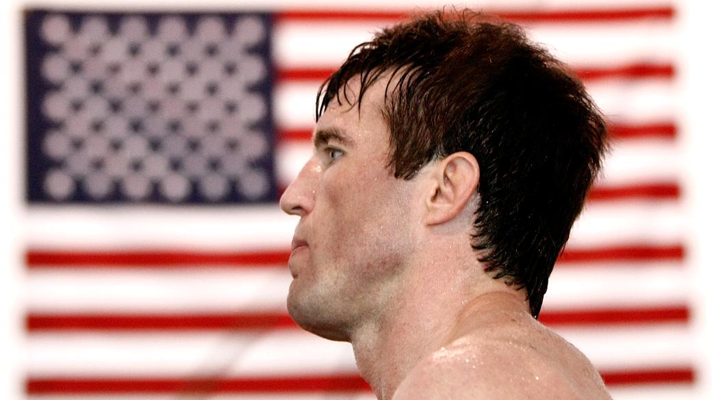 Herói americano: Chael Sonnen espera aproveitar o clima de patriotismo na semana do feriado para ter a torcida ao seu favor na noite da luta no MGM Grand