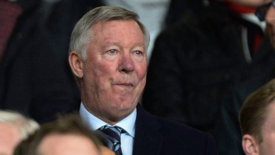 Sir Alex Ferguson, ex-treinador do United, acompanhou o jogo desta quarta