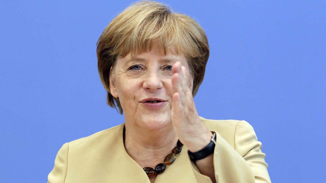 Angela Merkel, chanceler alemã: as reformas dolorosas em países fragilizados, como Grécia, Portugal e Irlanda, já apresentaram resultados