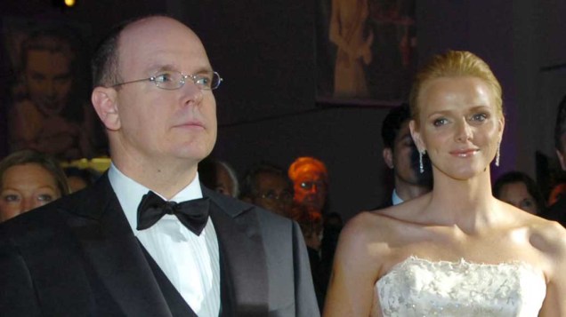 Príncipe Albert II de Mônaco e sua noiva, Charlene Wittstock em Nova York, 2007
